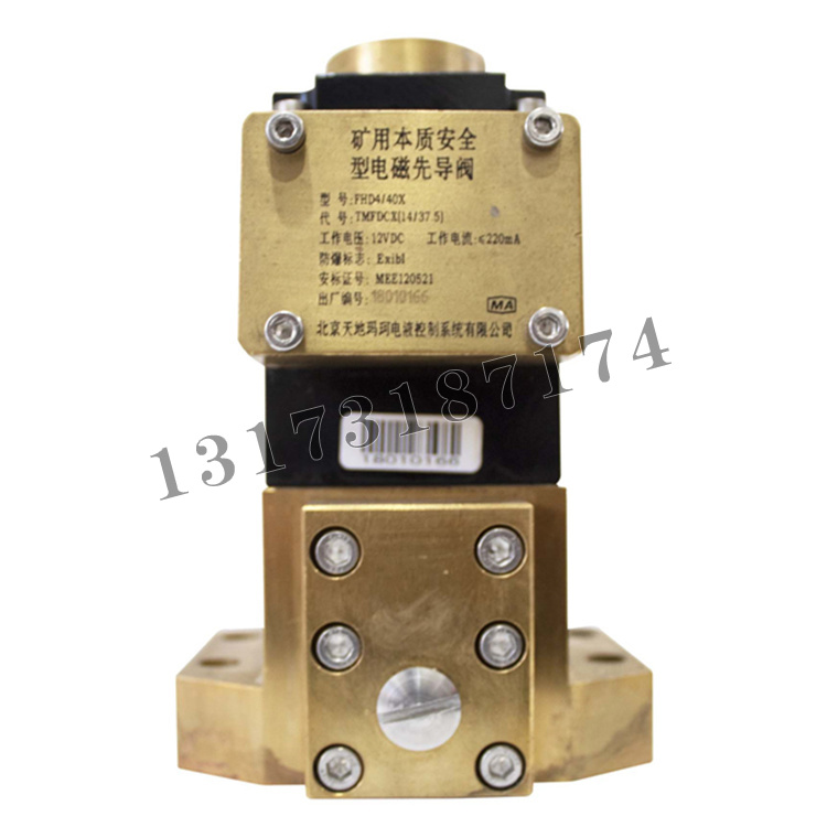 FHD4/40X礦用本質安全型電磁先導閥|北京天地瑪珂電液控制系統有限公司